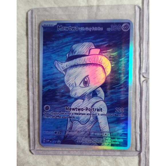 Custom Pokemon Holo Foil Artwork Lot Starry Night, Mona Pika, Mewtwo Portrait NM - Picture 2 of 8